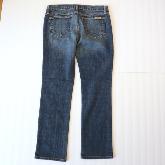 Straight leg sand-washed jeans mid-rise - Picture 9 of 12